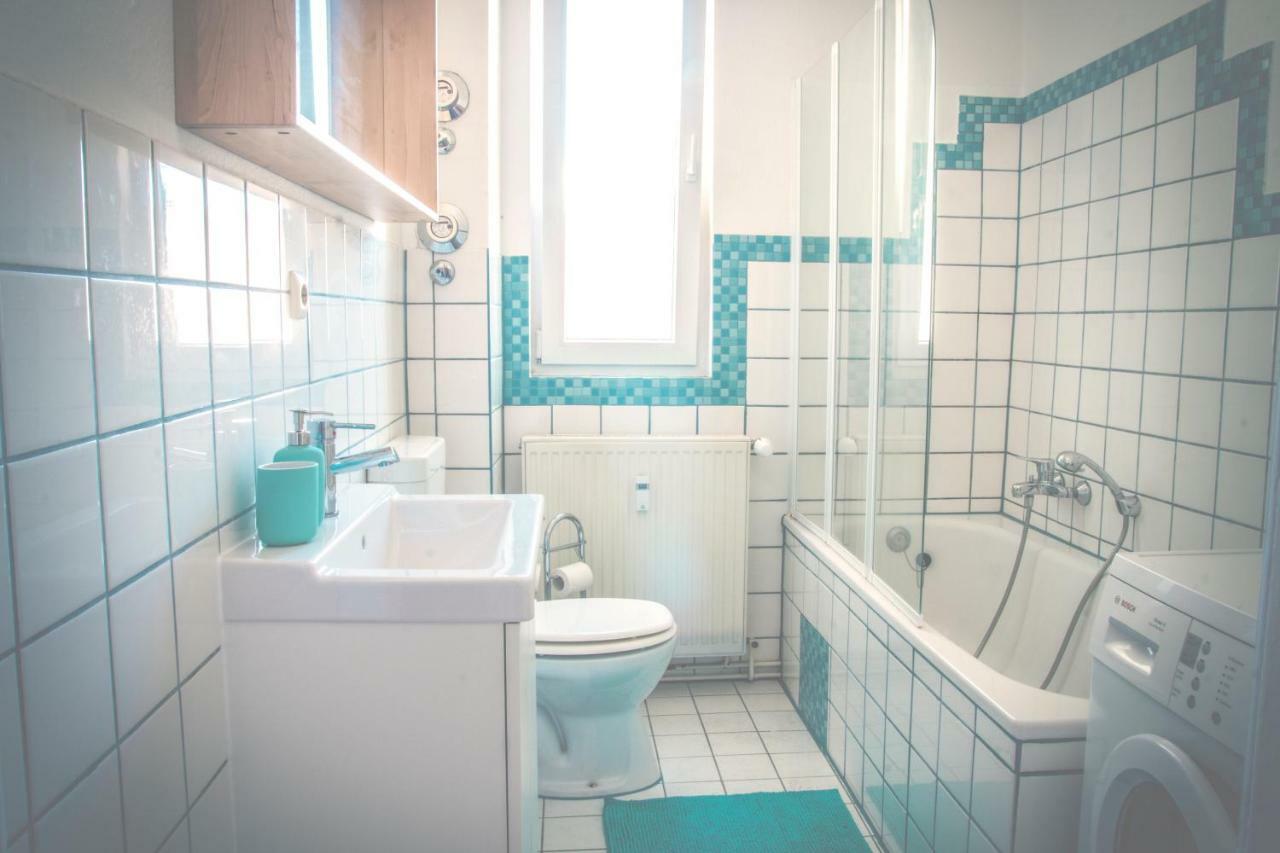 Ferienwohnung Erfurt -Fewo Eva Bagian luar foto